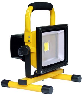 LED Floodlight Bouwlamp op Accu 20W