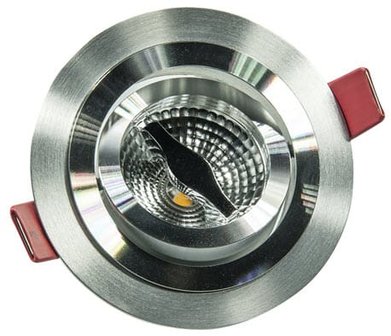 Led inbouw spot armatuur - aluminium rond - richtbaar V2