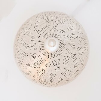 Plafonniere Filigrain Small Silver Zenza detail