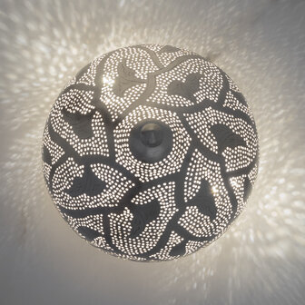 Plafonniere Filigrain Small Silver Zenza