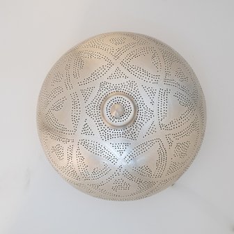 Plafonniere Filigrain Medium Silver Zenza