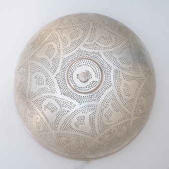 Plafonniere Filigrain Large Silver Zenza detail