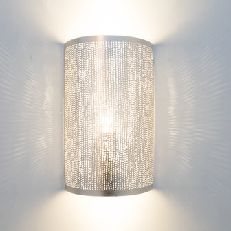 Wandlamp Cylinder Filisky Silver Zenza