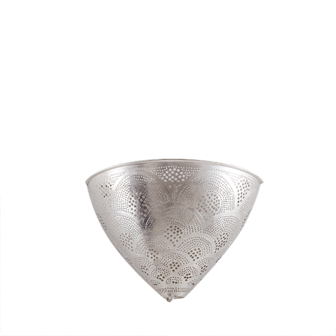 Wandlamp Egg Fan Silver Zenza uit