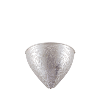 Wandlamp Egg Filigrain Silver Zenza uit