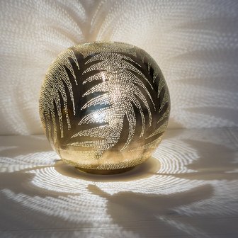 Ball Leaf Medium Gold Zenza Tafellamp
