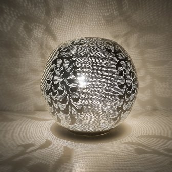 Ball Blossom Medium Silver Zenza Tafellamp