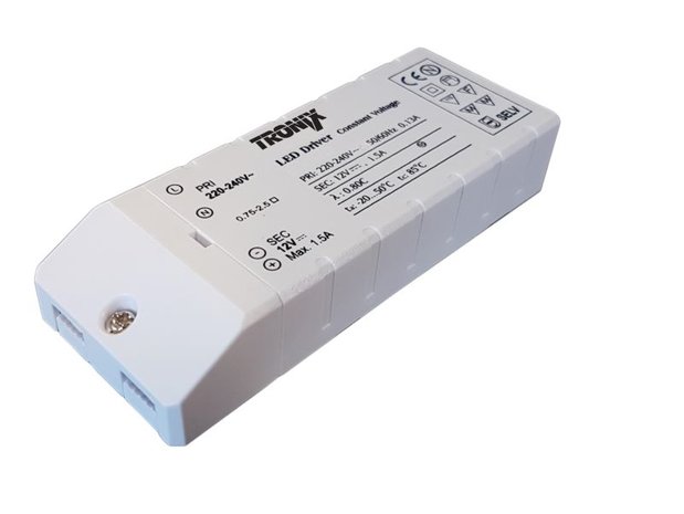 LED Driver 12V (constant) | 18W | niet-dimbaar