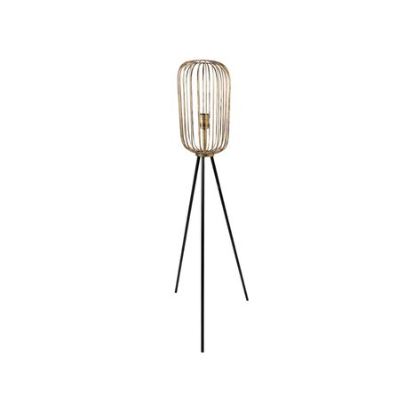 Vloerlamp - ø40x150 - Goud/zwart - Metaal