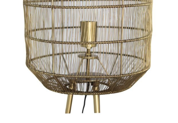 Vloerlamp Marbella - ø40x158 - Goud Metaal onderkant