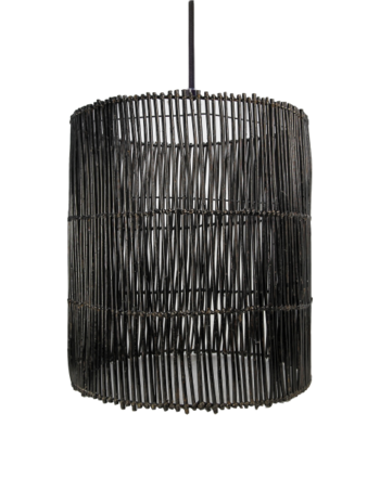 Hanglamp Rotan - ø50x56 cm - Black Wash