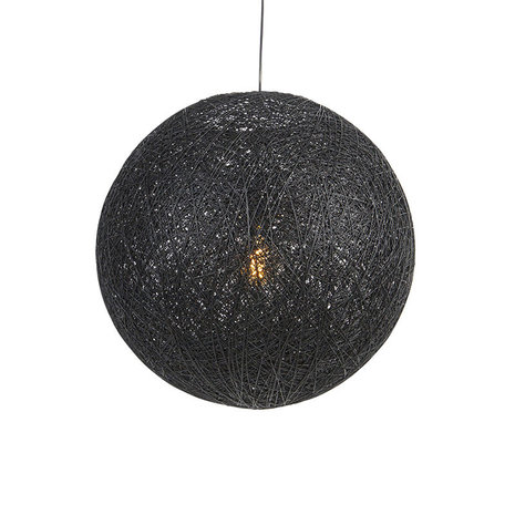 Ronde Hanglamp Zwart | XL 60 cm