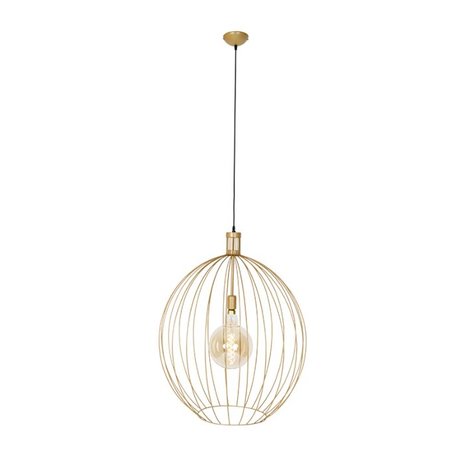 Design hanglamp goud 70 cm - Wire Dos