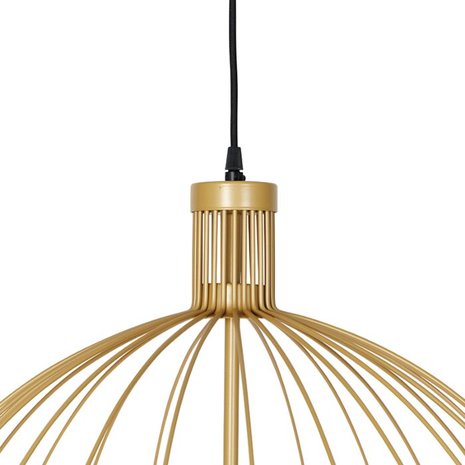 Design hanglamp goud 70 cm - Wire Dos