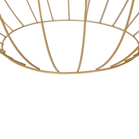 Design hanglamp goud 70 cm - Wire Dos