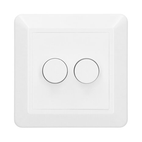 Duo LED Dimmer 2x 0-100W (Fase-afsnijding) 
