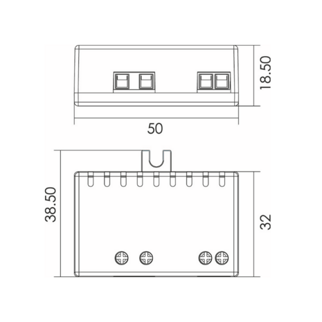 LED Driver 12V (constant) | 6W | Niet-dimbaar | Extra klein