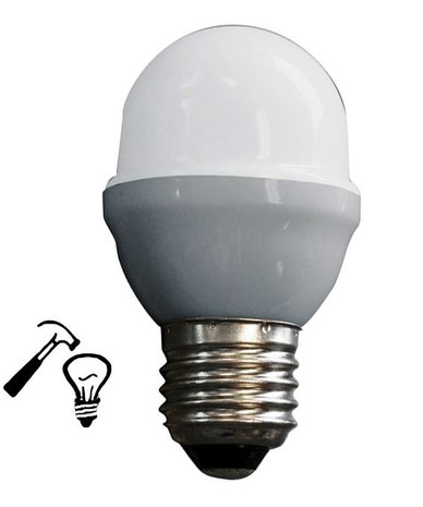 LED Lamp Deco Kleine Bol 1W G45 Wit Extra Sterk