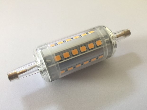 R7S Led Lamp 78x22mm 5W | Dimbaar
