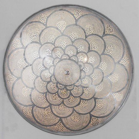 Plafonniere Fan XL Silver Zenza