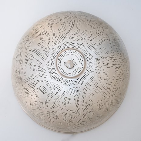 Plafonniere Filigrain Large Silver Zenza detail