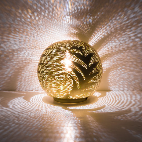 Ball Leaf Small Gold Zenza Tafellamp