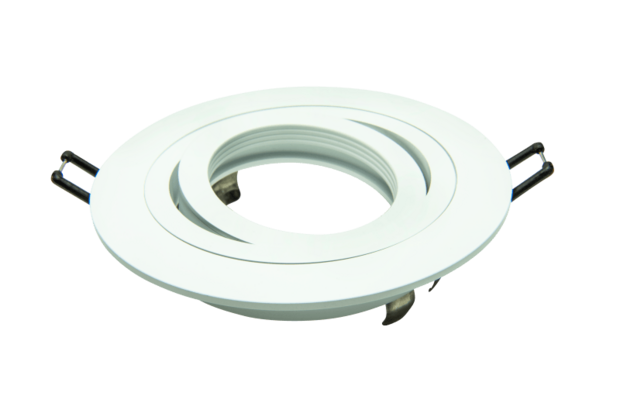 Led inbouwspot armatuur AR70 richtbaar wit gekanteld