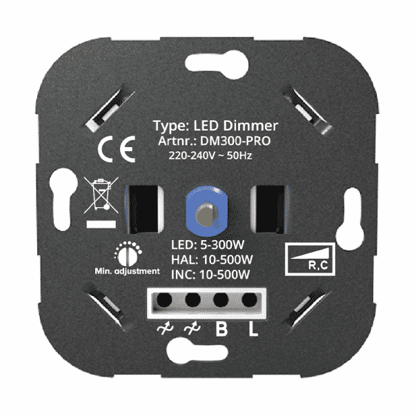 Universeller LED Dimmer 0-300 Watt | Phasenabschnitt