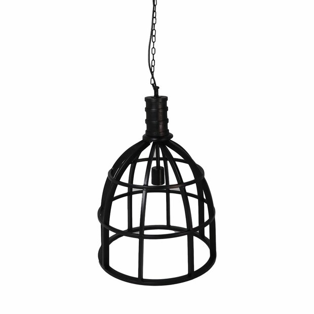 IRON Pendant Light 40x50 - Black Metal