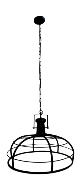 Hanglamp Crown | &oslash;60x43 | Zwart Metaal