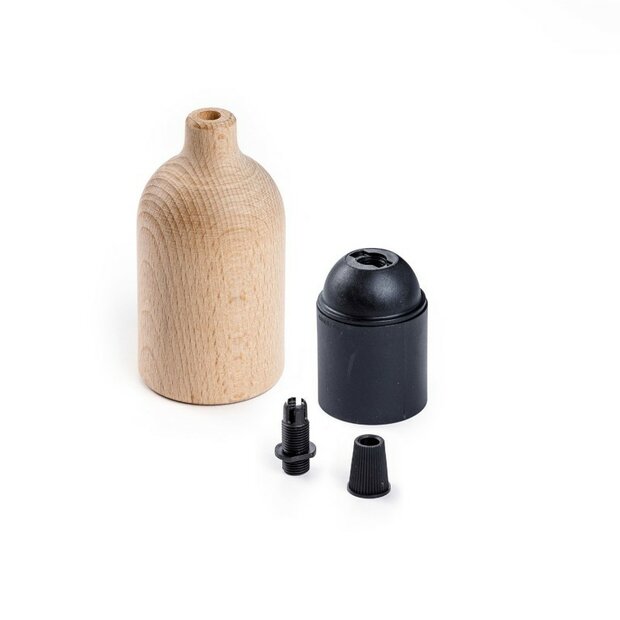 Decorative Wood Fitting (Neutral) | E27