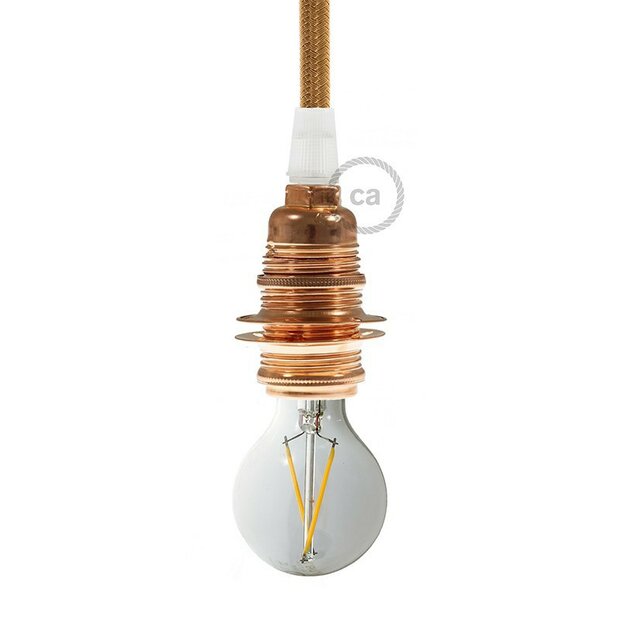 Industrial Lamp Holder E14 | Copper ECO