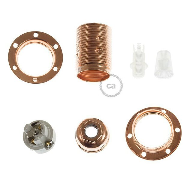 Industrial Lamp Holder E14 | Copper ECO