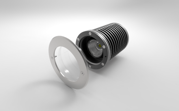 Grondspot 123 mm Richtbaar | 16W 3000K | Dimbaar