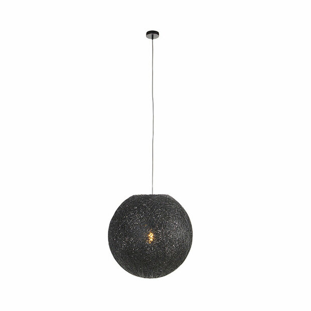 Round Pendant Lamp Black | XL 60 cm