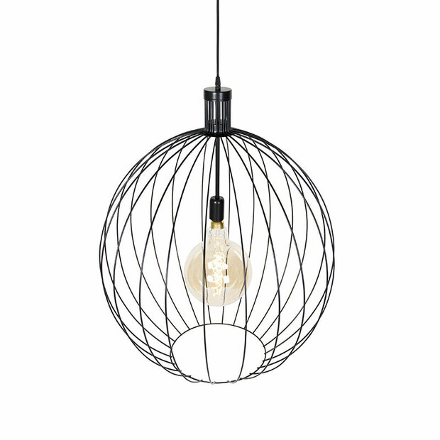 Design Pendant Lamp Black 70 cm - Wire Dos