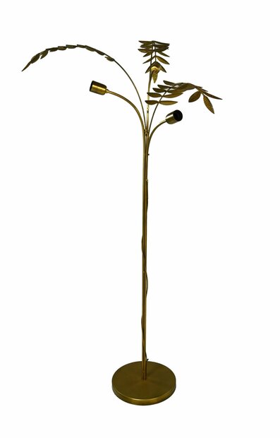 Stehlampe Palme | Gold | Metall | 150 cm