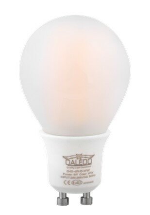 LED Filament Kleine Kugel GU10 4W 2700K Matt (G45) | Dimmbar