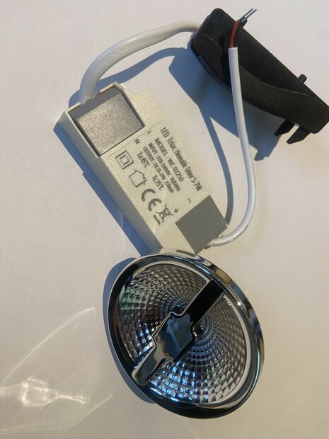 AR70 B15d Led Spot 6W 2700K | Including Dimmable Driver