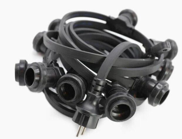 String Light Cable 100 Meter | Choose 100 or 200 Sockets