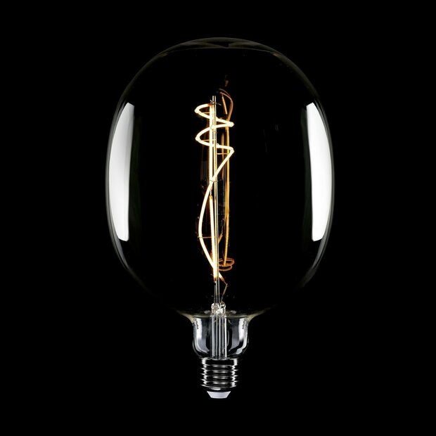 LED Rook Gloeilamp Ellips 170 10W 470Lm E27 1800K Dimbaar - H07 donker