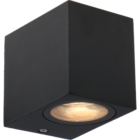 Au&szlig;enwandleuchte ohne Lichtquelle 1xGU10 schwarz