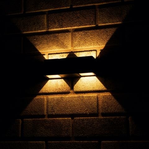 Au&szlig;enwandleuchte mit Lichtquelle 110lm 2700K