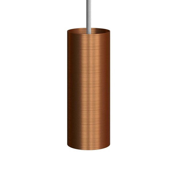 Metal spotlight E14 brushed copper