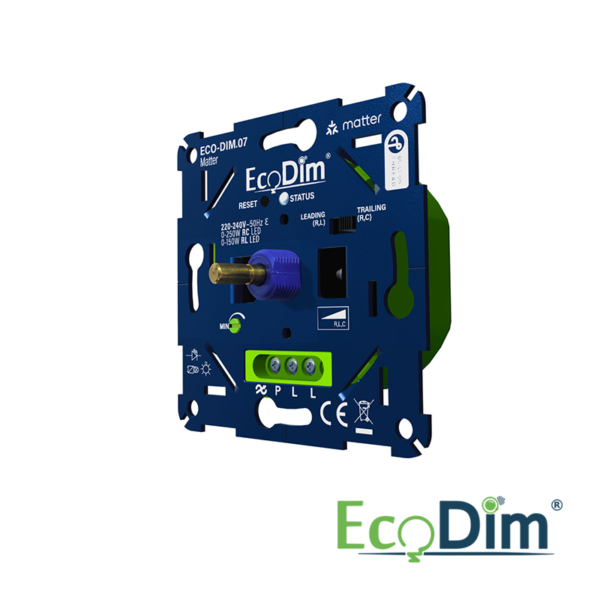 ECODIM LED Dimmer | Matter |  Druk/Draai | 0-250 Watt 