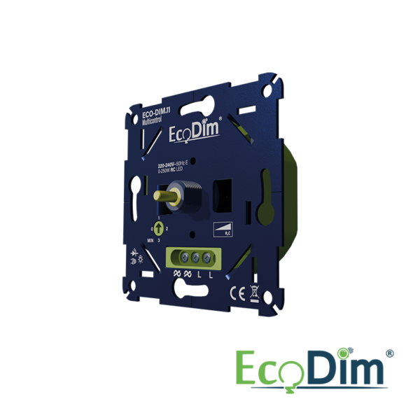 ECODIM Multicontrol LED Dimmer Duo Universeel 0-250W (Fase Afsnijding)
