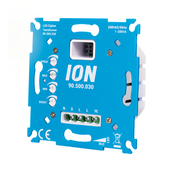 ION INDUSTRIES LED Zigbee Tastdimmer | 0-3-200W | Smart Home