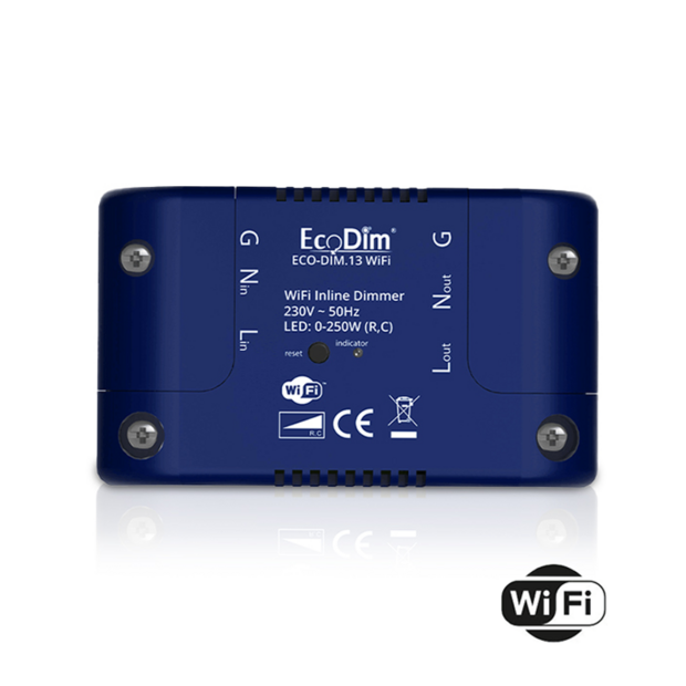 ECODIM | Inline LED Dimmer | 250W | WiFi | Tuya | Smart Life