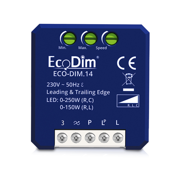 ECODIM | LED Dimmer Inbouwmodule | 0&ndash;250W | RLC