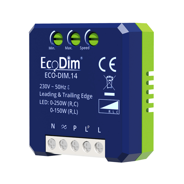 ECODIM | LED Dimmer Inbouwmodule | 0&ndash;250W | RLC